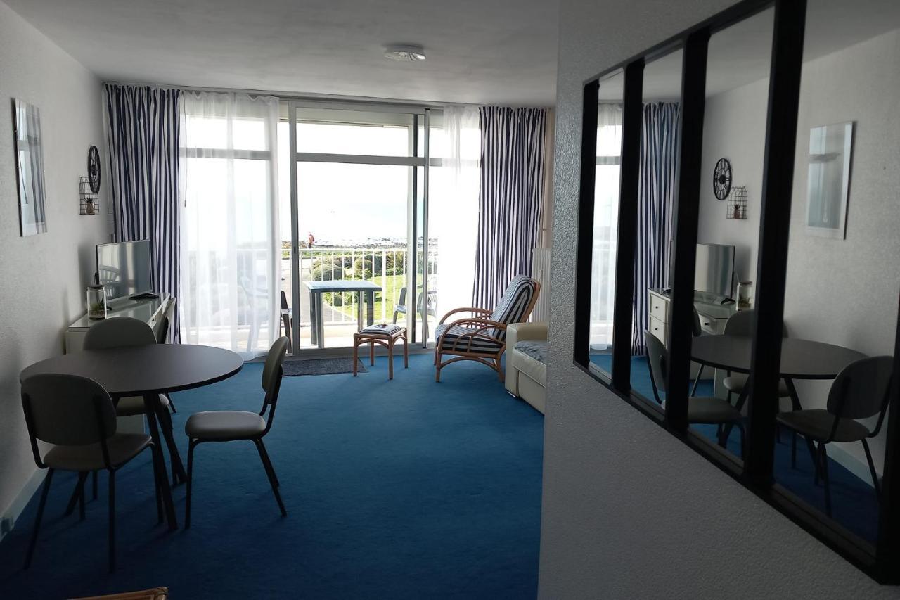 Grand Studio Vue Mer Dans Residence Des 3 Iles Pres De La Thalasso Quiberon Extérieur photo
